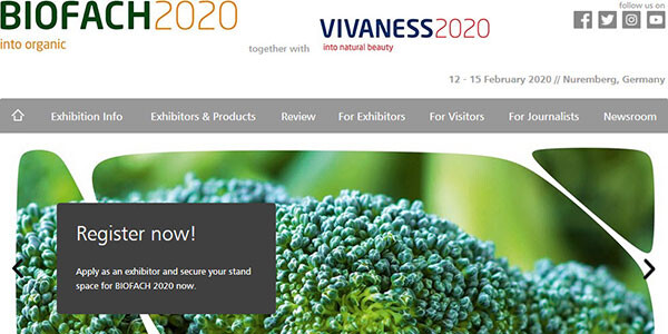 Online Marketing BIOFACH Online Marketing Website