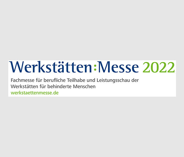 Logo (mit Untertitel) Werkstätten:Messe 2022