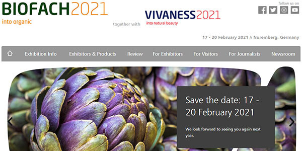 Online Marketing BIOFACH Online Marketing Website