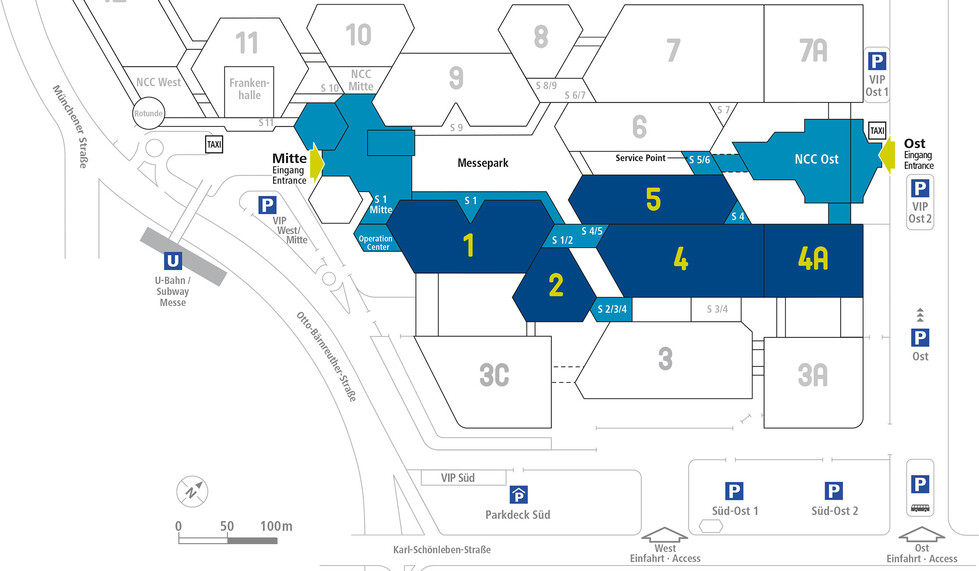 POWTECH Hallenplan POWTECH Hallenplan