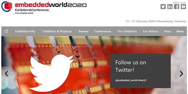 Online Marketing Online Marketing auf der Website der embedded world