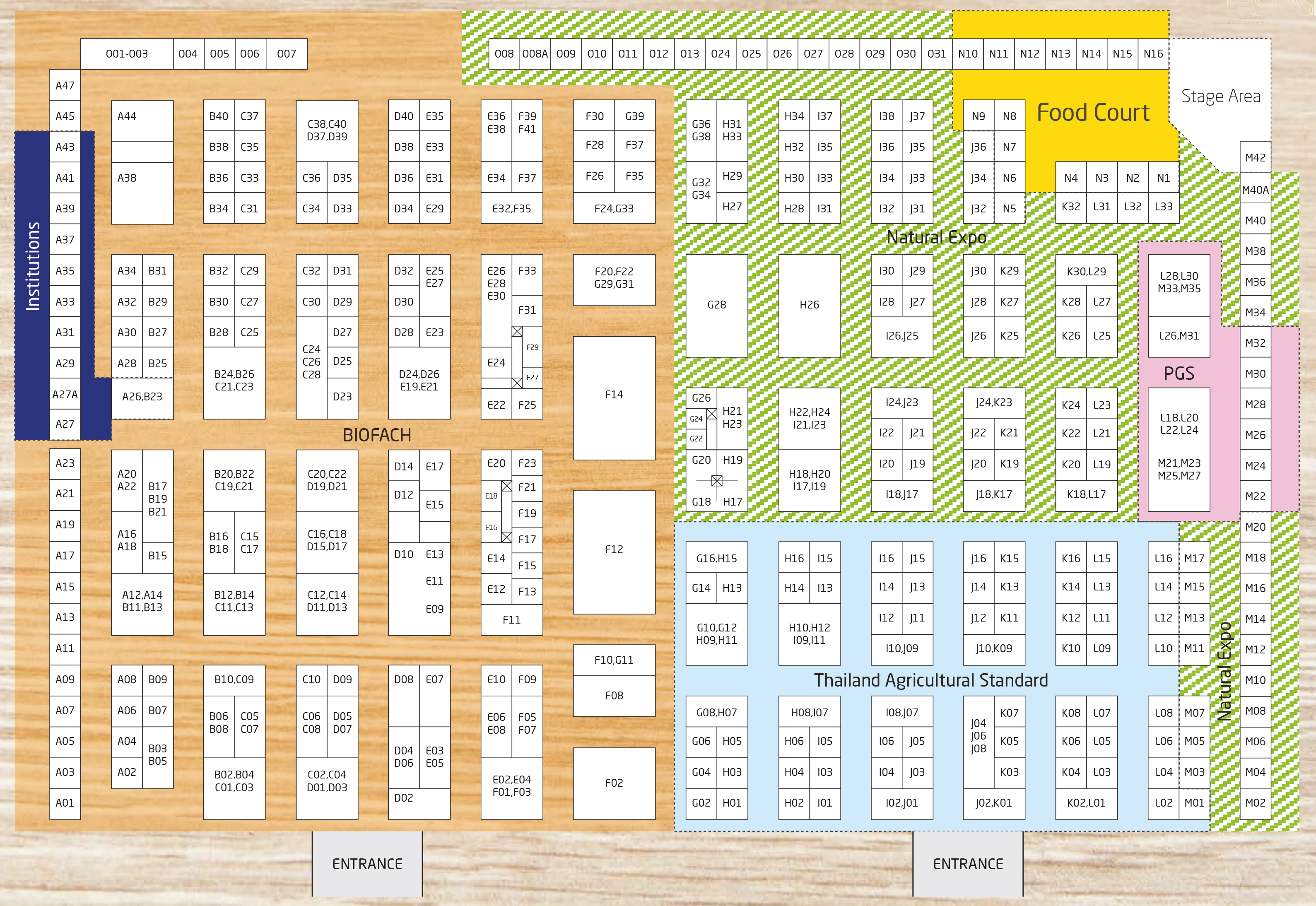 Floor Plan Natural Expo South East Asia
