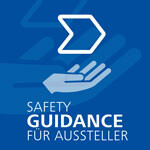 Icon Safety guidance für Aussteller Icon Safety guidance für Aussteller