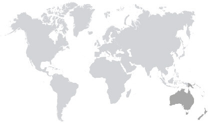 Auslandsvertretungen Weltkarte - Australien