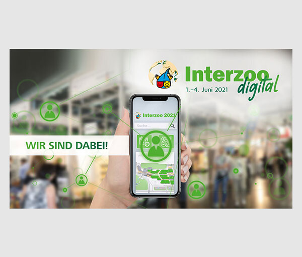 "Wir sind dabei!" - Schaffen Sie Aufmerksamkeit für die Interzoo.digital mit diesem Post. (Version 2)