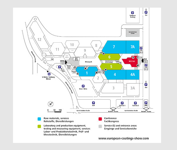 Floor Plan European Coatings Show