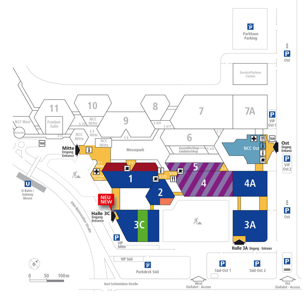 Floor Plan The aktual floor plan of embedded world
