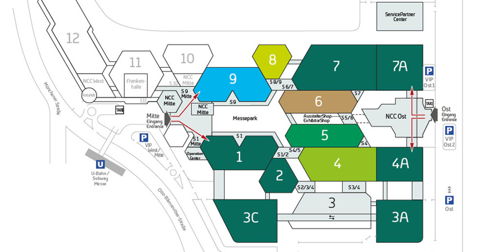 IWA OutdoorClassics Hallenplan Der übersichtliche Hallenplan der IWA OutdoorClassics