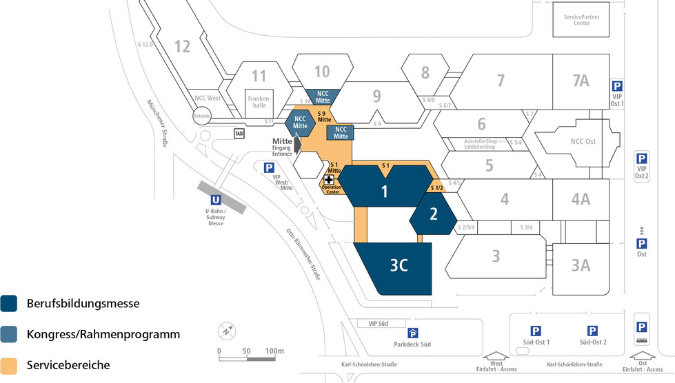 BERUFSBILDUNG Hallenplan BERUFSBILDUNG Hallenplan
