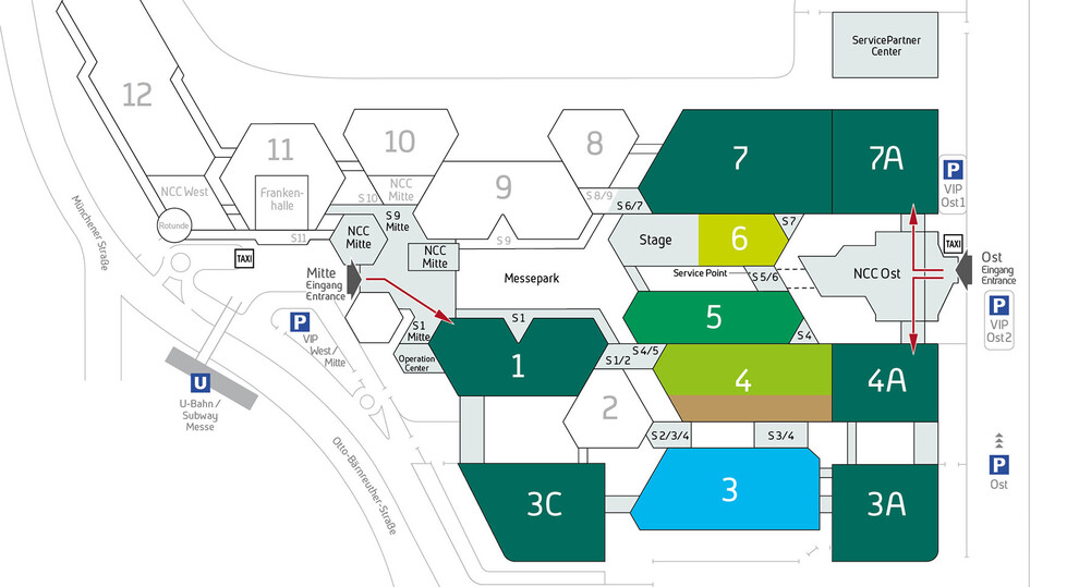 IWA OutdoorClassics Hallenplan Der übersichtliche Hallenplan der IWA OutdoorClassics