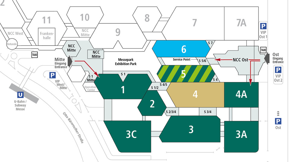 IWA OutdoorClassics Hallenplan Der übersichtliche Hallenplan der IWA OutdoorClassics