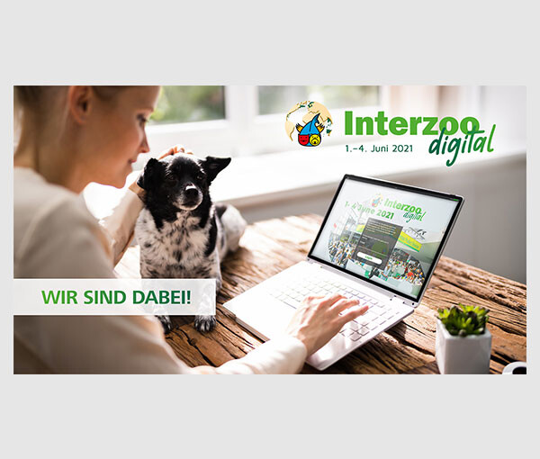 "Wir sind dabei!" - Schaffen Sie Aufmerksamkeit für die Interzoo.digital mit diesem Post. (Version 1)