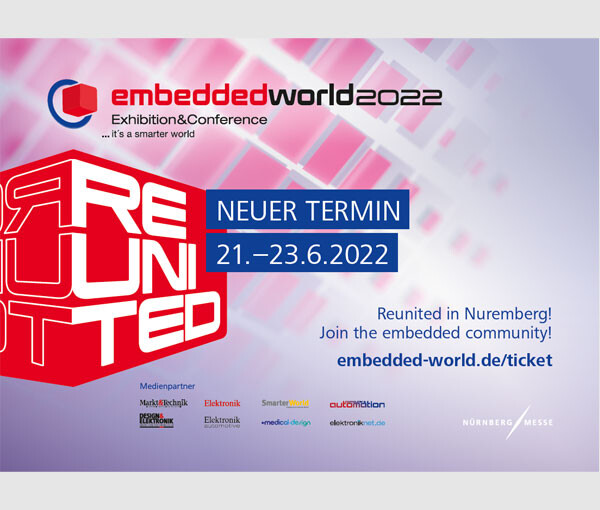 Besucheranzeigen embedded world 2022