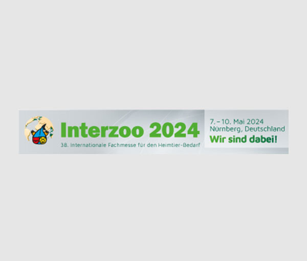 Signaturbanner "Wir sind dabei!" Interzoo 2024