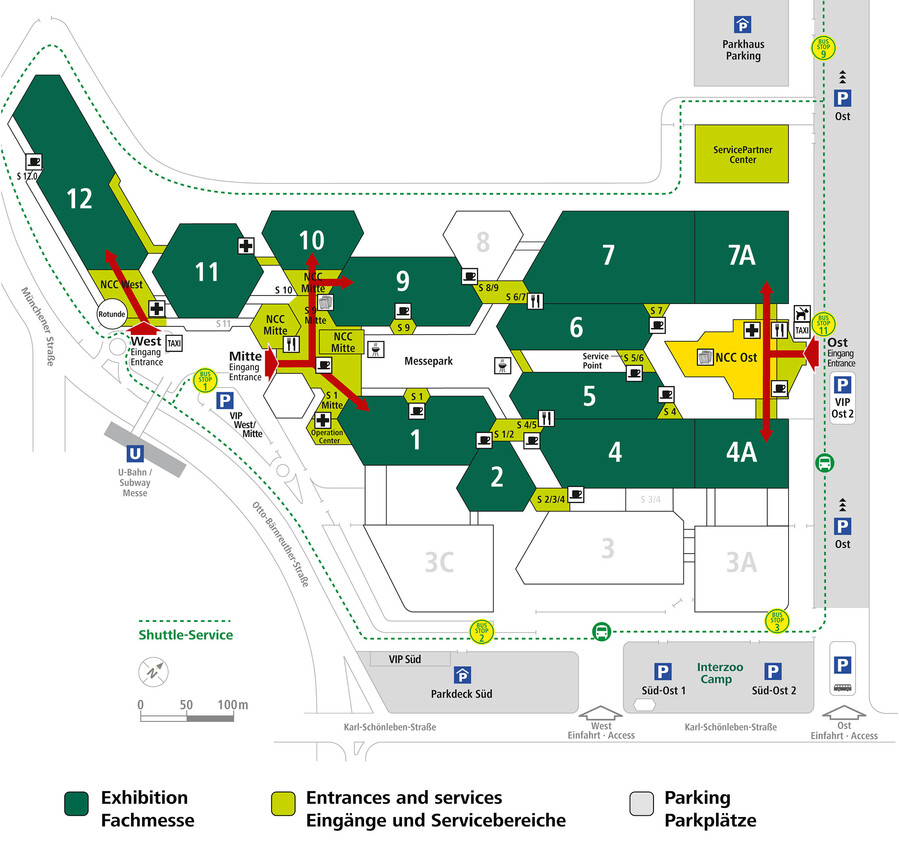 Interzoo 2022 floor plan
