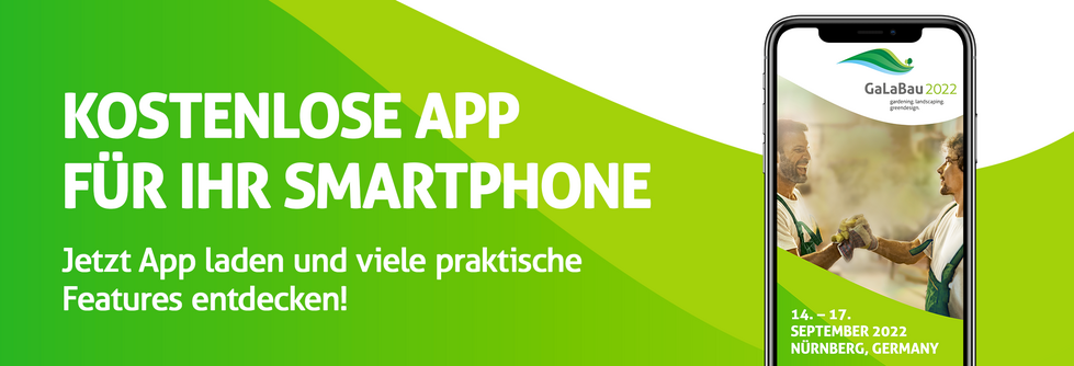 GaLaBau-App für Ihr Smartphone Smartphone mit GaLaBau-App