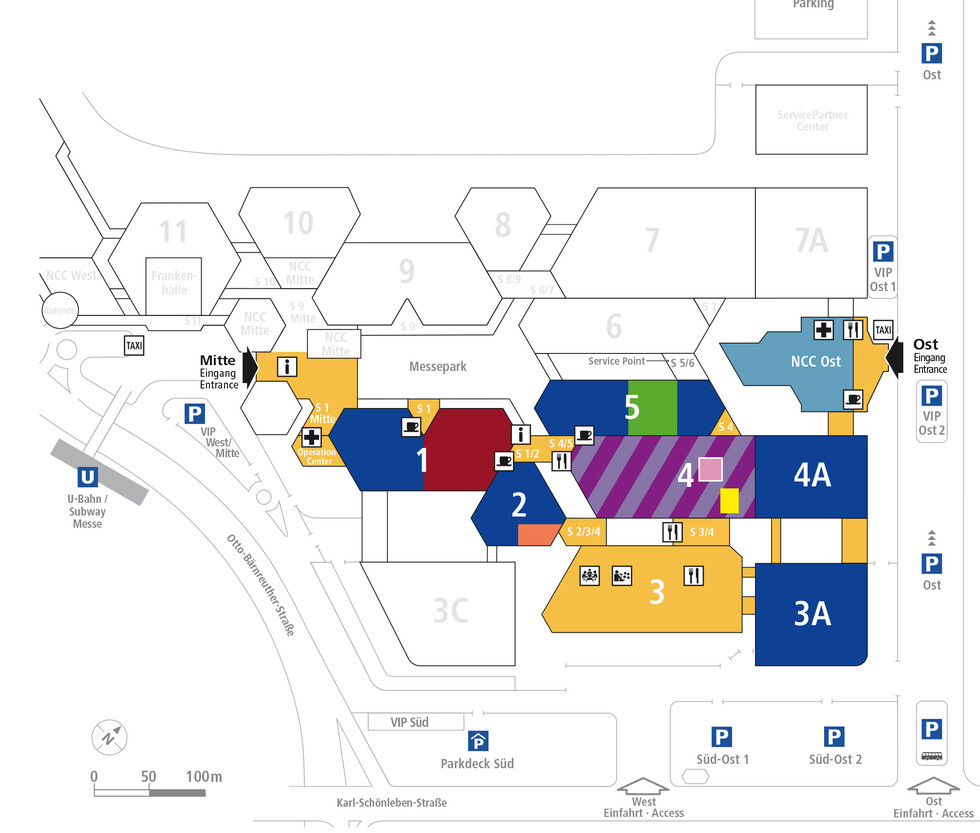 Floor Plan The aktual floor plan of embedded world