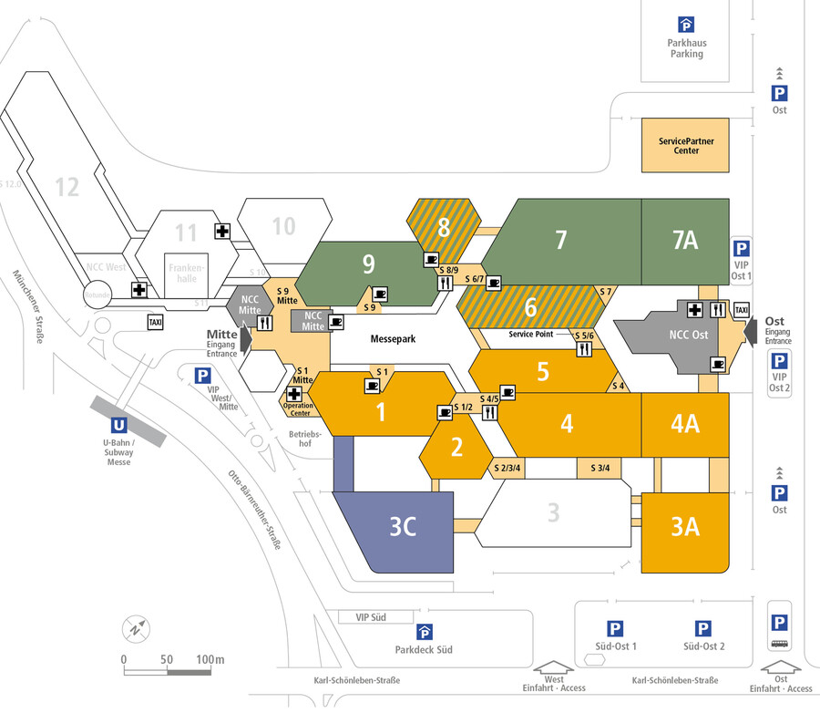 BIOFACH/VIVANESS floor plan