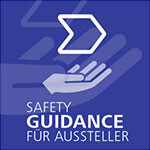 Icon Safety guidance für Aussteller Icon Safety guidance für Aussteller