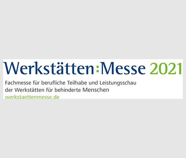 Logo (mit Untertitel) Werkstätten:Messe 2021
