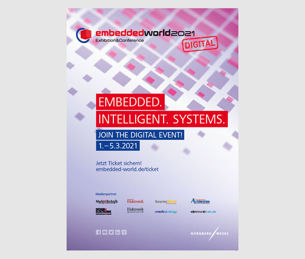 Anzeige embedded world 2021 DIGITAL