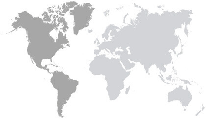 Auslandsvertretungen Weltkarte - Amerika