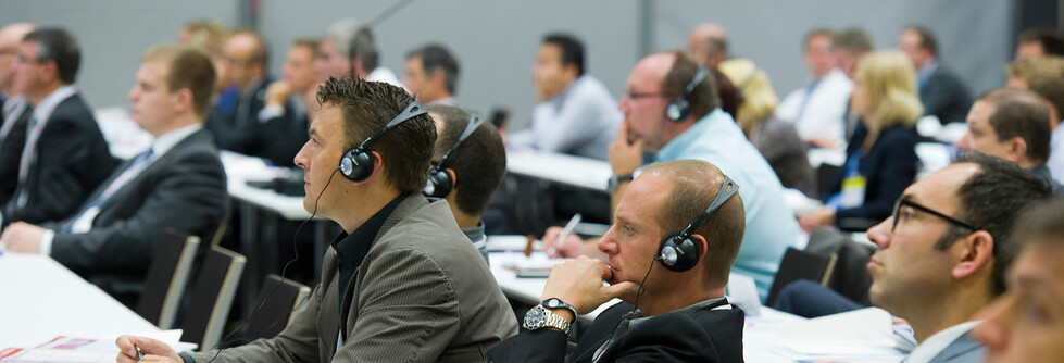 Fachvortrag auf der European Heat Pump Summit Interessiertes Publikum auf der European Heat Pump Summit