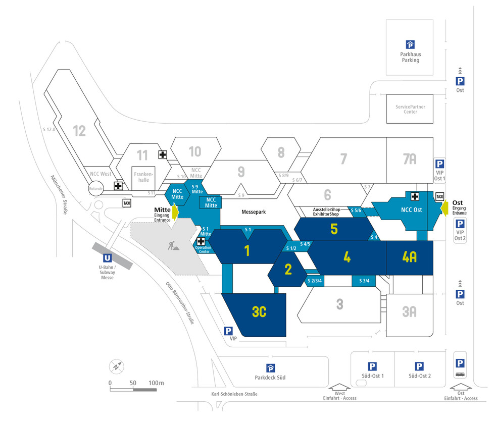 POWTECH Hallenplan POWTECH Hallenplan