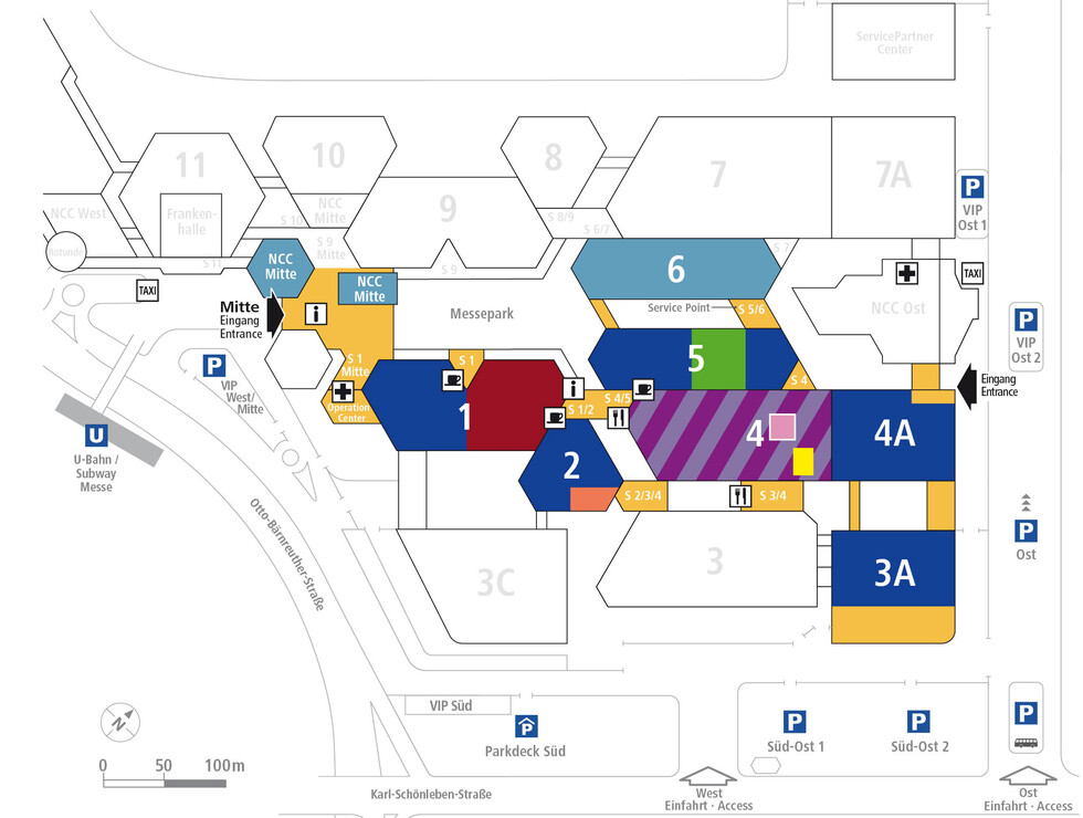 Hallenplan Der aktuelle Hallenplan der embedded world