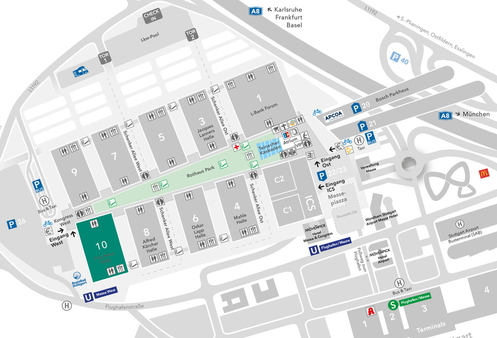 Übersicht Messe Stuttgart Übersicht Messe Stuttgart