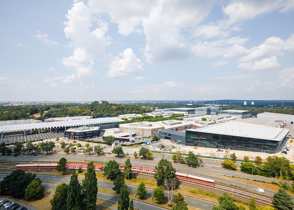 Halle 3C Messezentrum NürnbergMesse © Heiko Stahl Halle 3C des NürnbergMesse Messezentrums