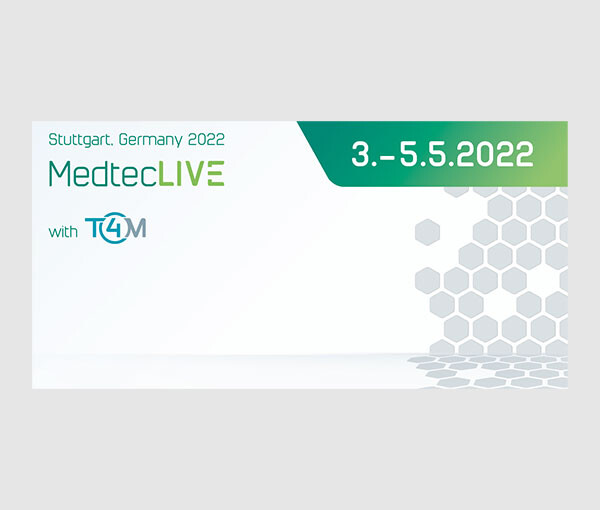 Schaffen Sie Aufmerksamkeit für die MedtecLIVE with T4M.