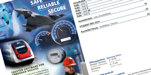 Print Werbung Werben Sie auf der embedded world