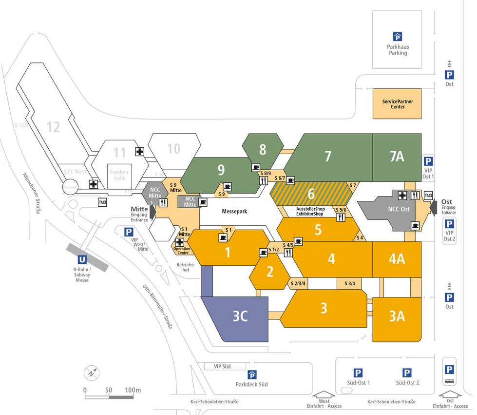 BIOFACH/VIVANESS floor plan BIOFACH/VIVANESS floor plan