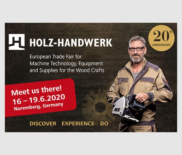 Banner for Exhibitors HOLZ-HANDWERK - Meet us there - (static)